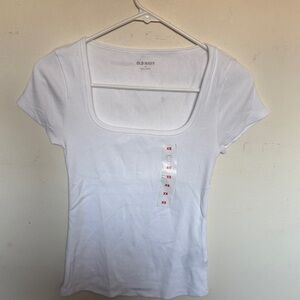 Old Navy Women's Classic White Short Sleeve Tee